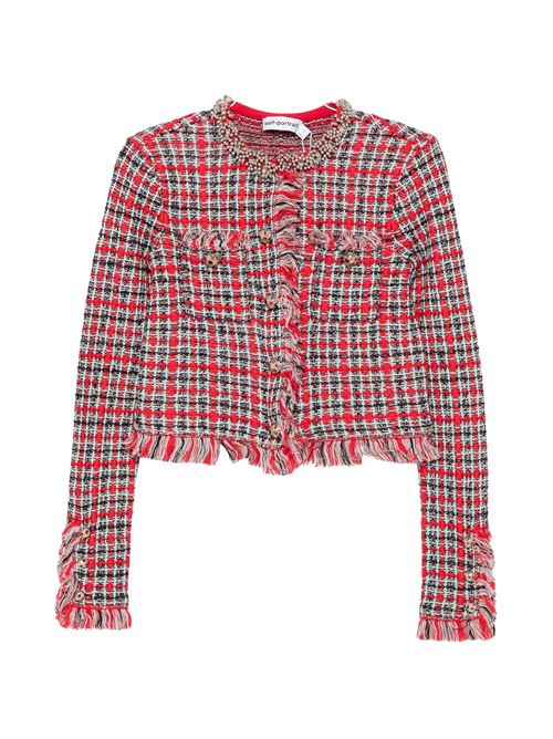 Blazer con frange SELF PORTRAIT | AW26146JRRED
